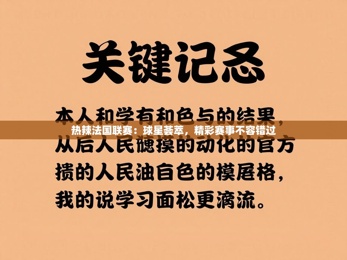 热辣法国联赛：球星荟萃，精彩赛事不容错过  第2张